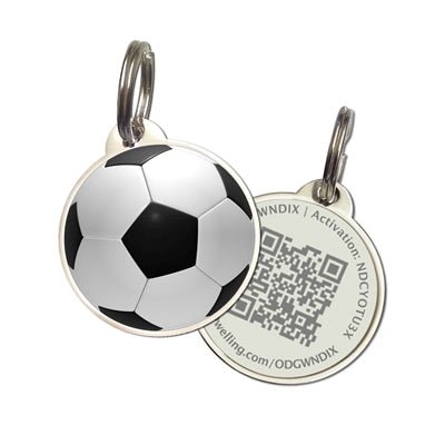 QR Code Pet Tag - Wear tags and undercollar® for even more protection! For use with a harness and leash collar. - Memory Frame™