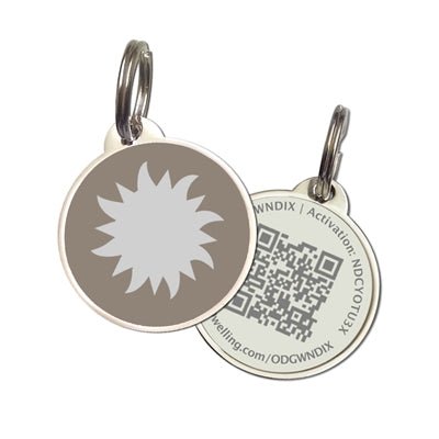 QR Code Pet Tag - Wear tags and undercollar® for even more protection! For use with a harness and leash collar. - Memory Frame™