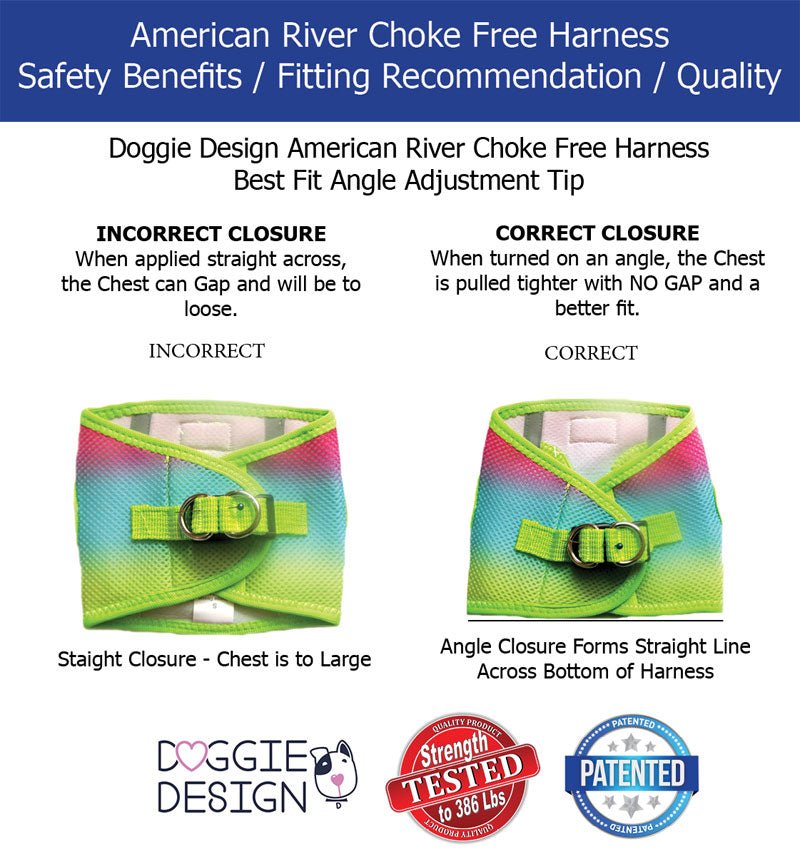 Doggie Design Choke Free Step In Mesh Harness - Pairs Pawfectly With undercollar® - Memory Frame™