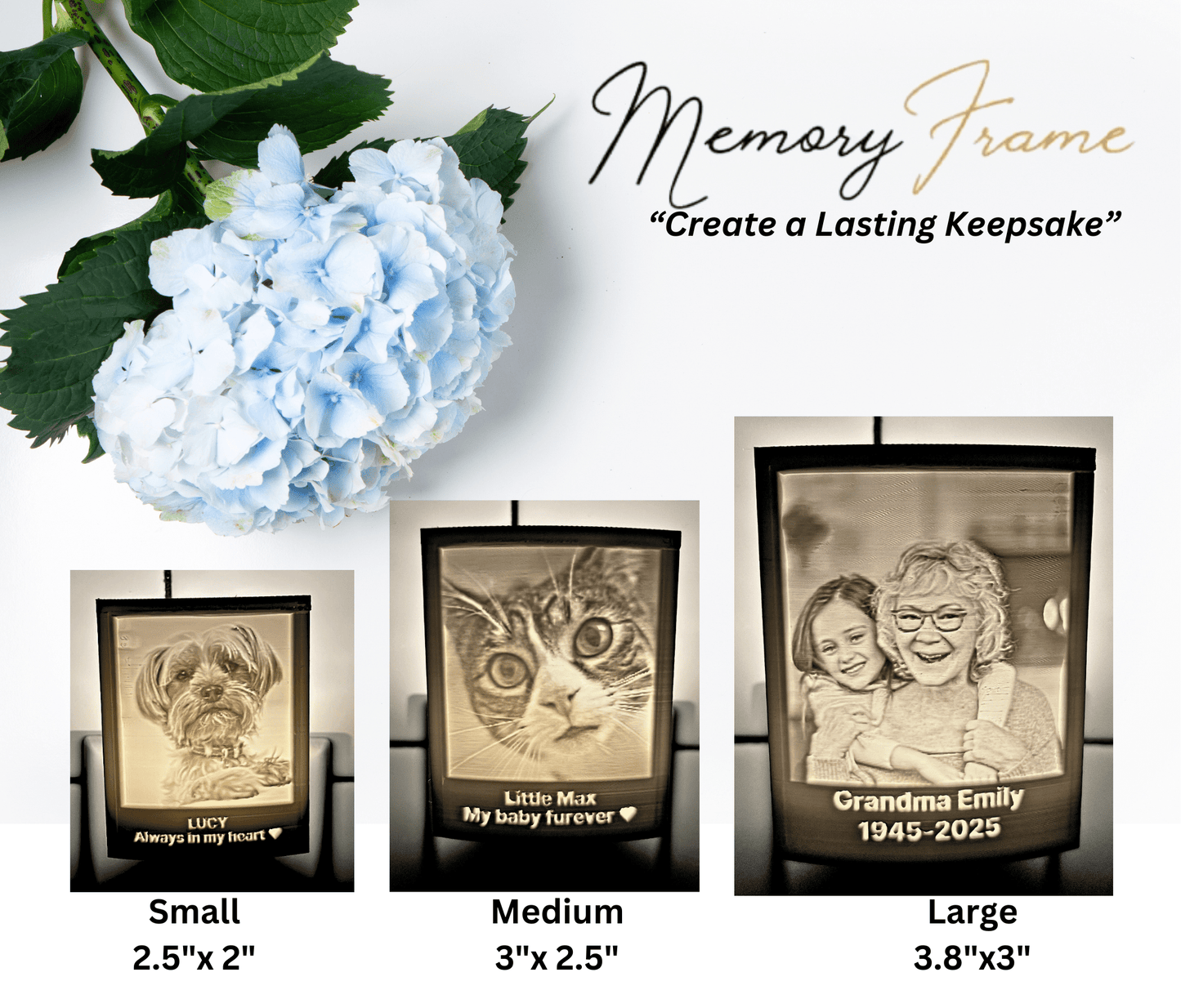 Memory Frame™ Personalized Night Light - Memory Frame™